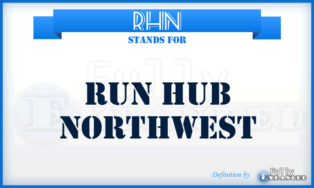 RHN - Run Hub Northwest
