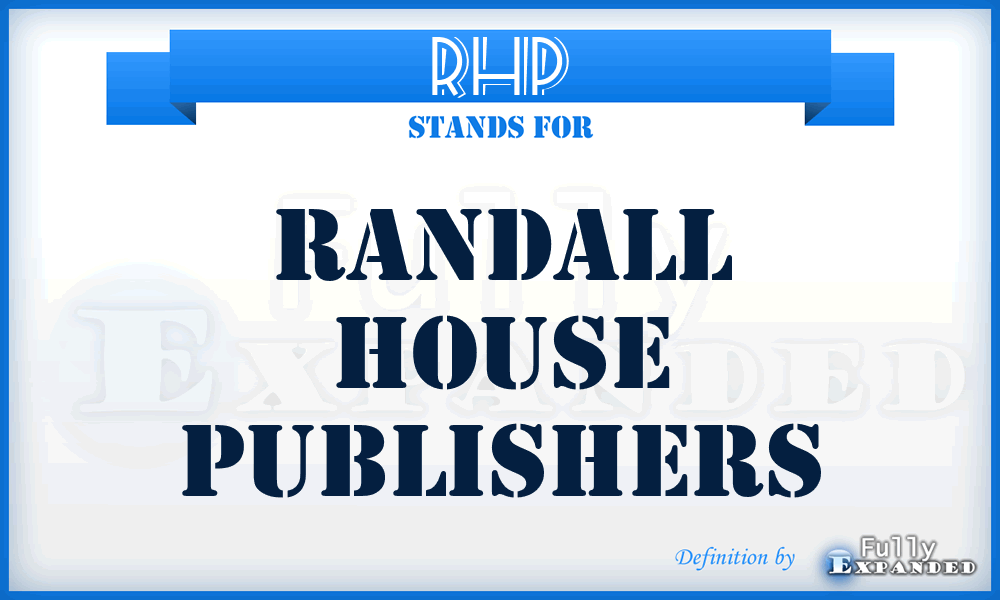 RHP - Randall House Publishers