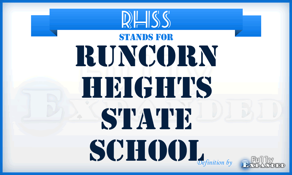 RHSS - Runcorn Heights State School