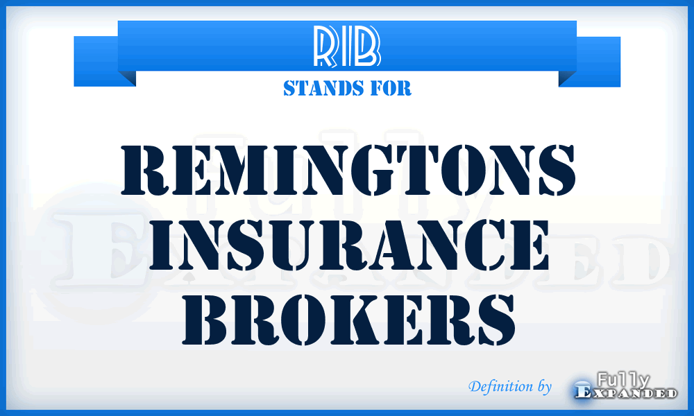 RIB - Remingtons Insurance Brokers