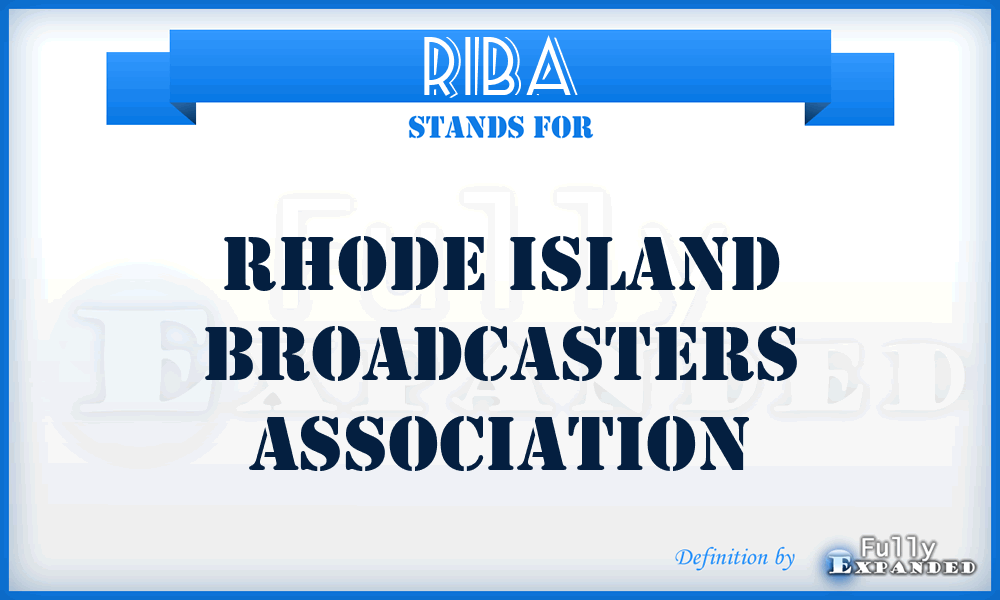 RIBA - Rhode Island Broadcasters Association