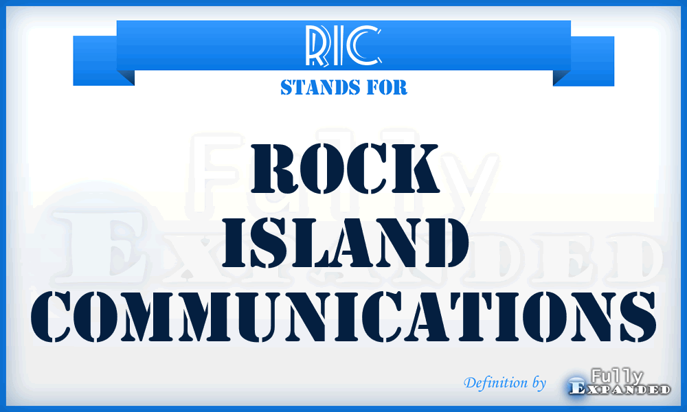 RIC - Rock Island Communications