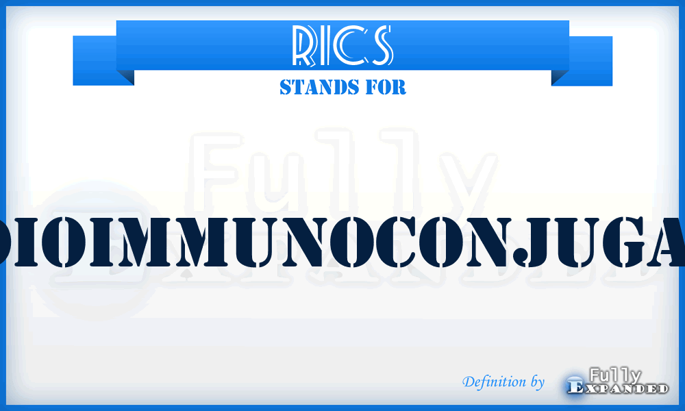 RICS - radioimmunoconjugates