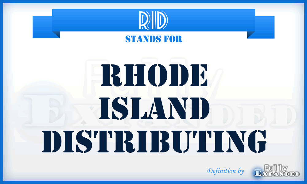 RID - Rhode Island Distributing