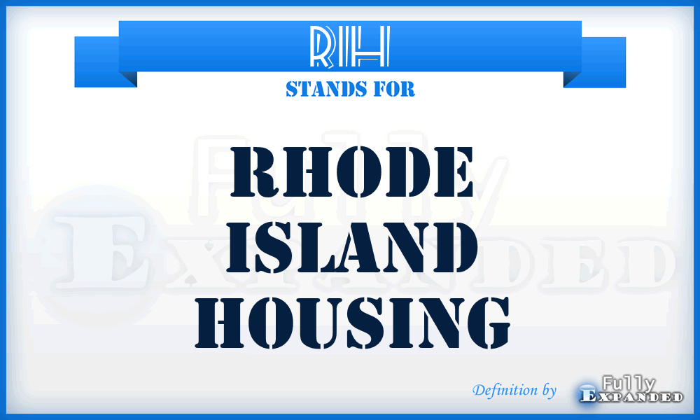 RIH - Rhode Island Housing