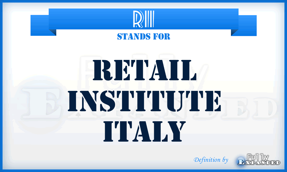 RII - Retail Institute Italy