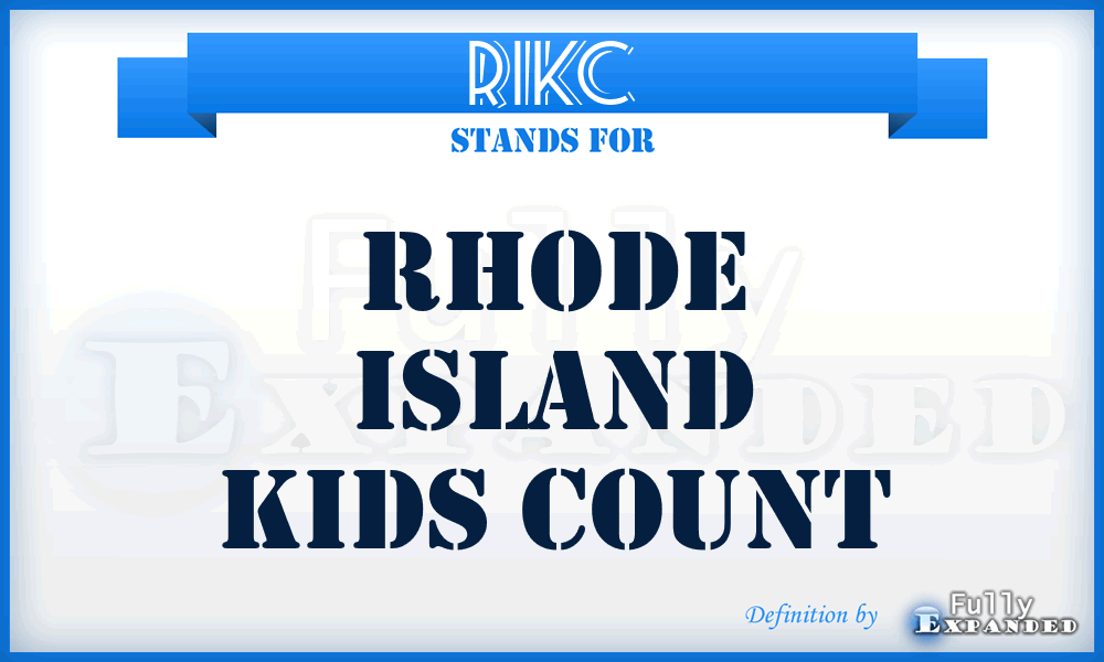 RIKC - Rhode Island Kids Count