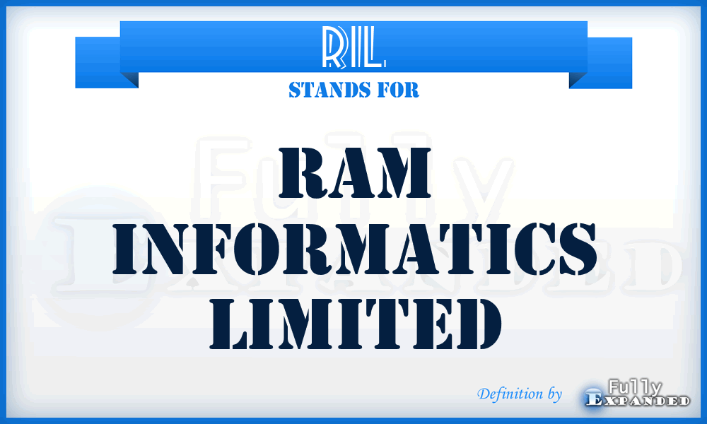 RIL - Ram Informatics Limited