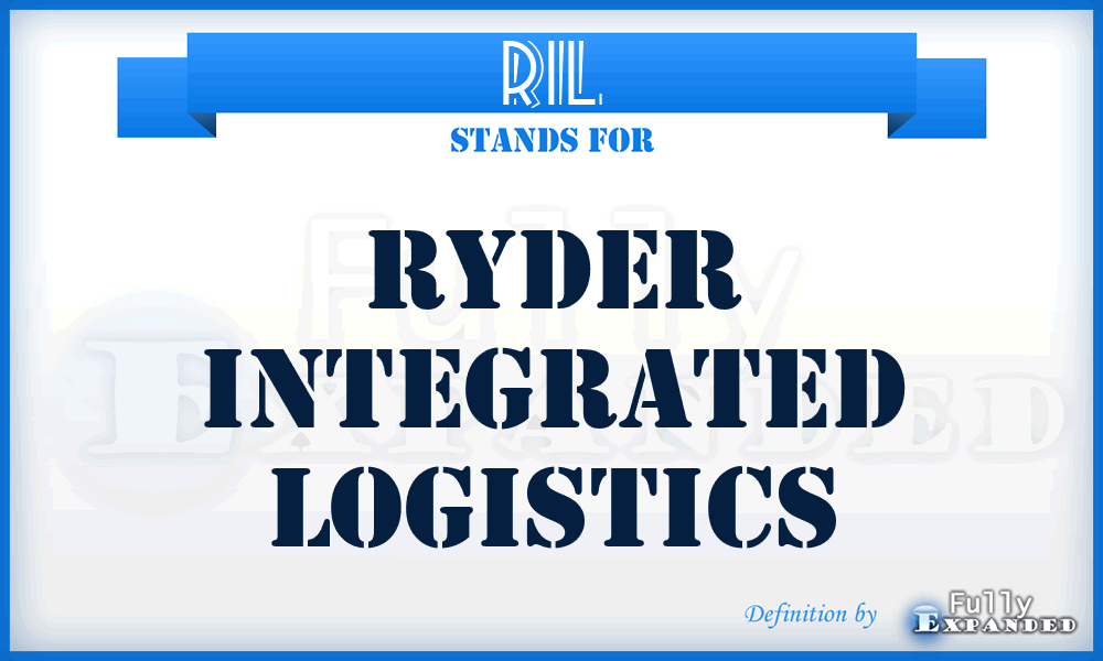 RIL - Ryder Integrated Logistics