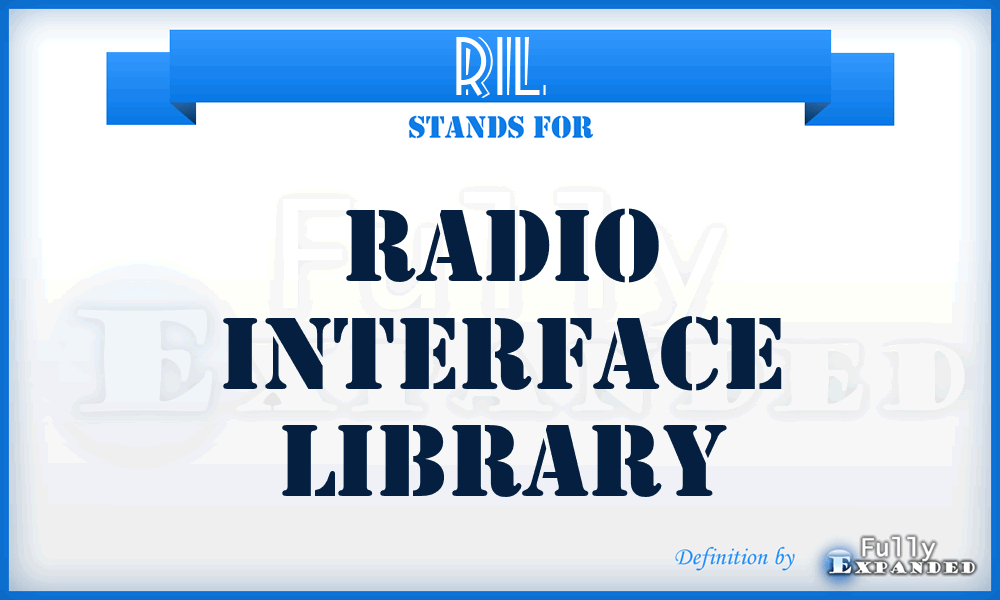 RIL - radio interface library