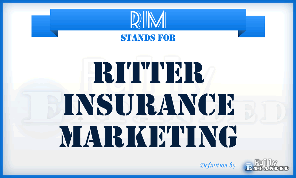 RIM - Ritter Insurance Marketing