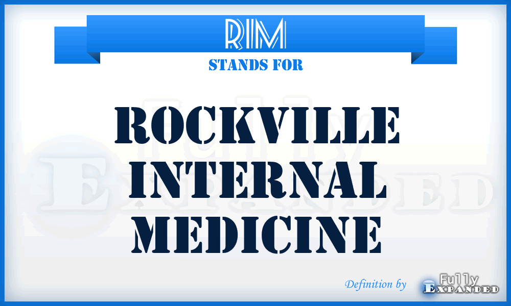 RIM - Rockville Internal Medicine