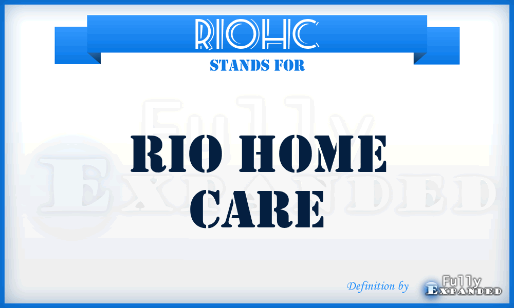 RIOHC - RIO Home Care