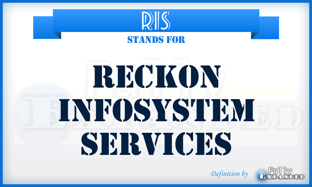 RIS - Reckon Infosystem Services