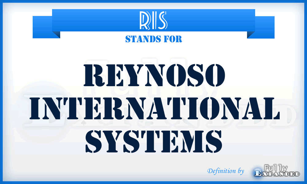 RIS - Reynoso International Systems