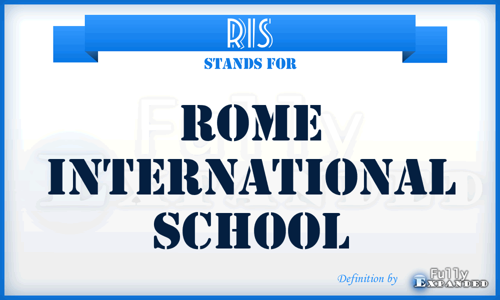RIS - Rome International School