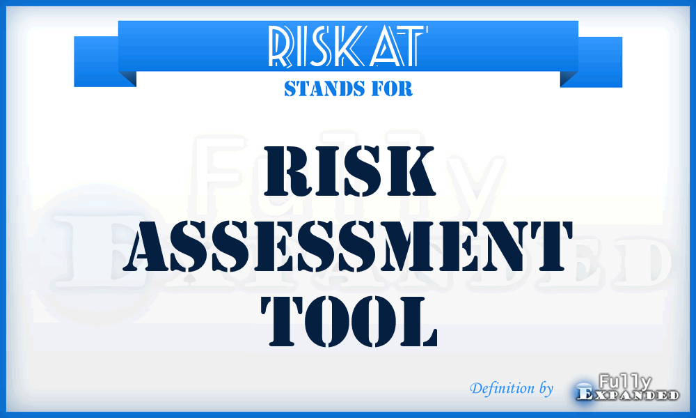 RISKAT - Risk Assessment Tool