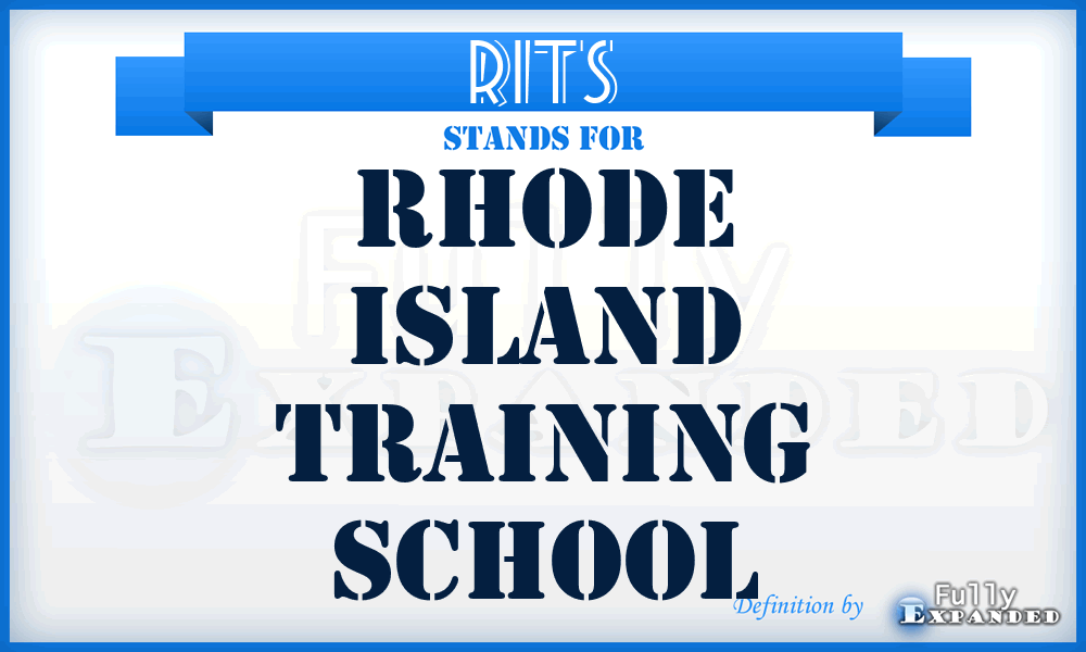 RITS - Rhode Island Training School