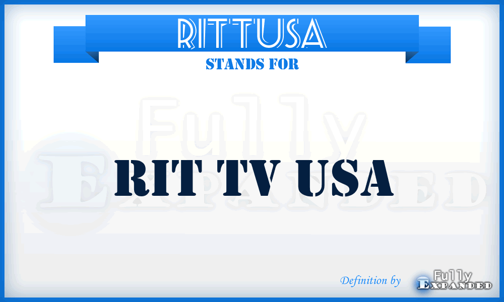 RITTUSA - RIT Tv USA