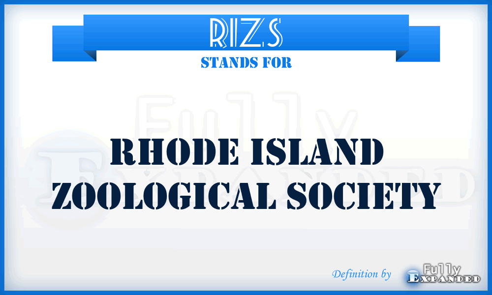 RIZS - Rhode Island Zoological Society