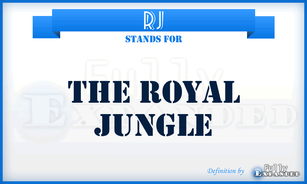 RJ - The Royal Jungle