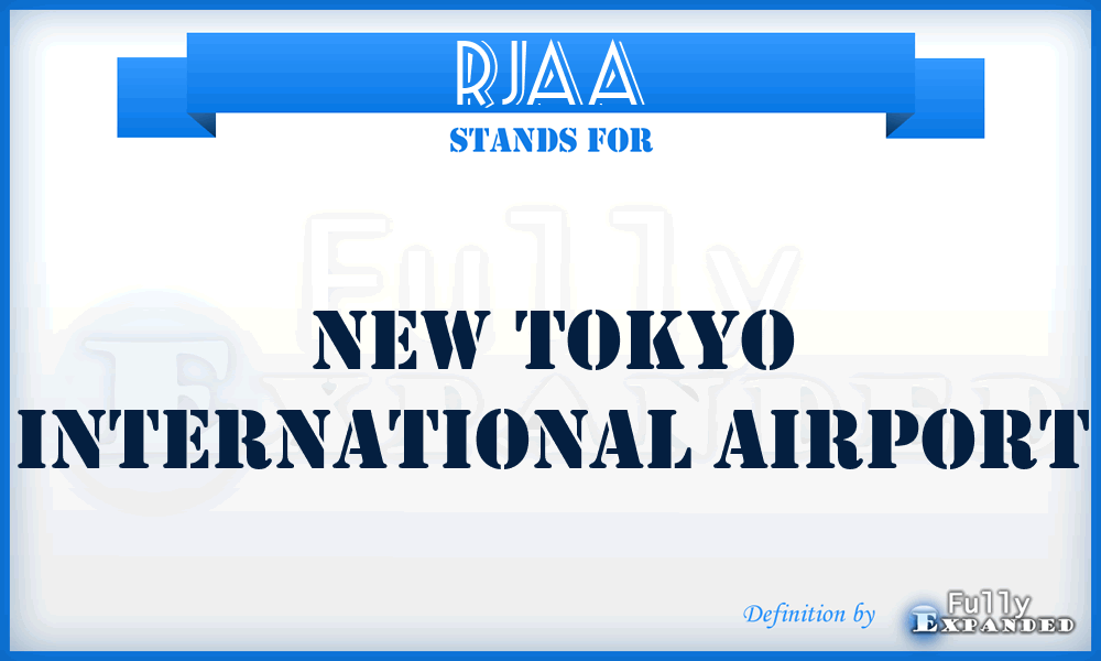 RJAA - New Tokyo International airport