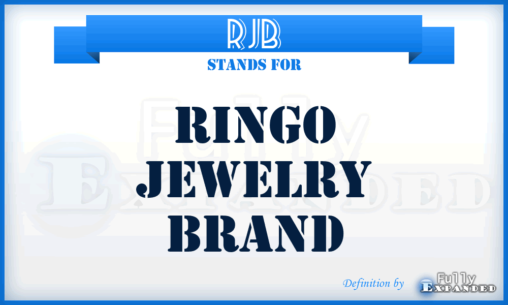 RJB - Ringo Jewelry Brand