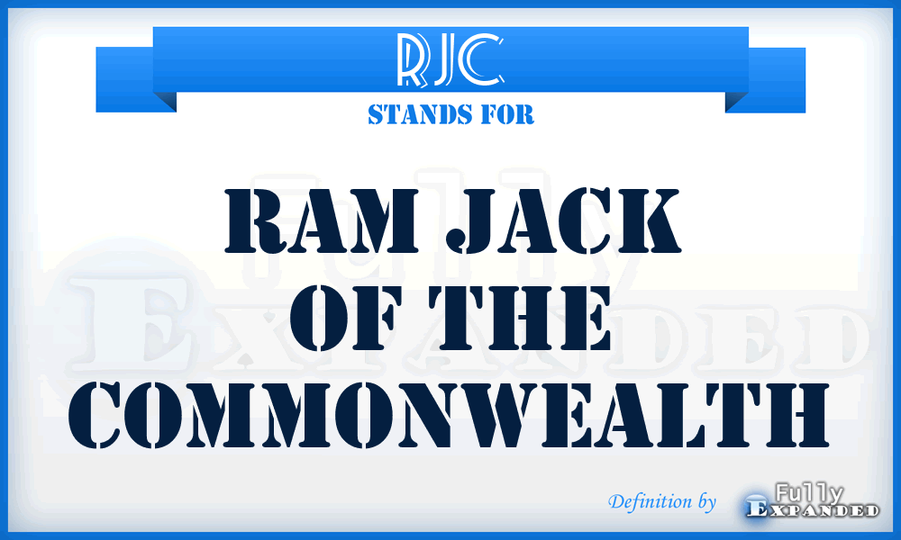 RJC - Ram Jack of the Commonwealth