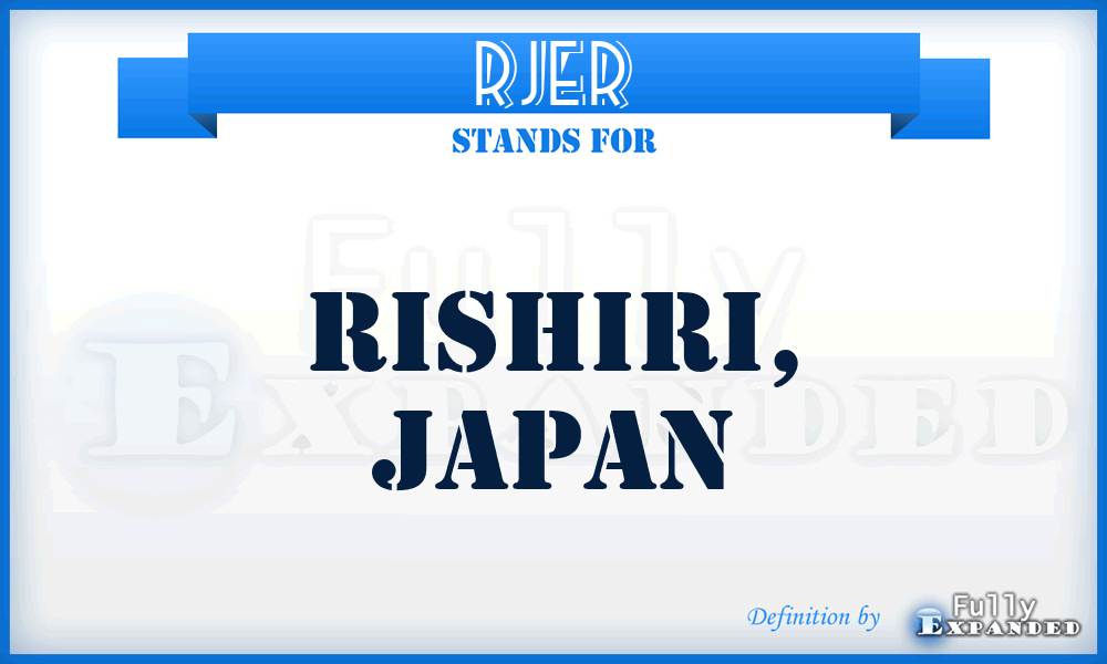 RJER - Rishiri, Japan