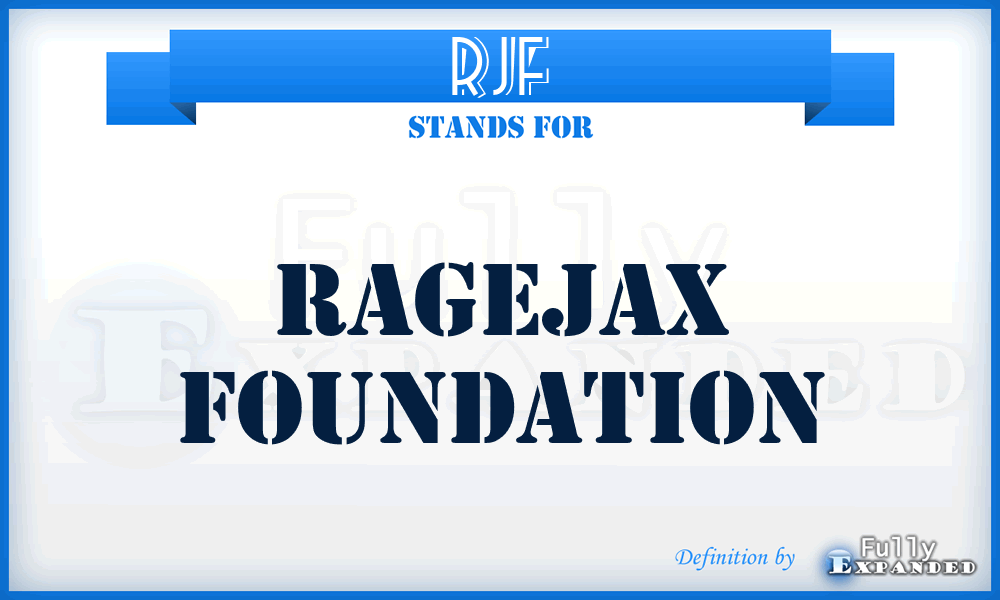 RJF - RageJax Foundation