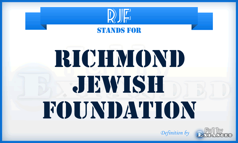 RJF - Richmond Jewish Foundation