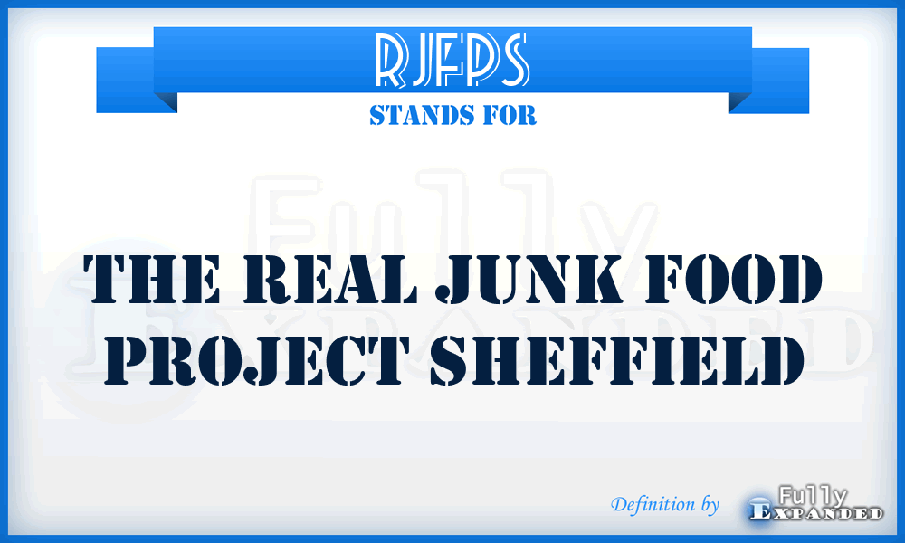 RJFPS - The Real Junk Food Project Sheffield