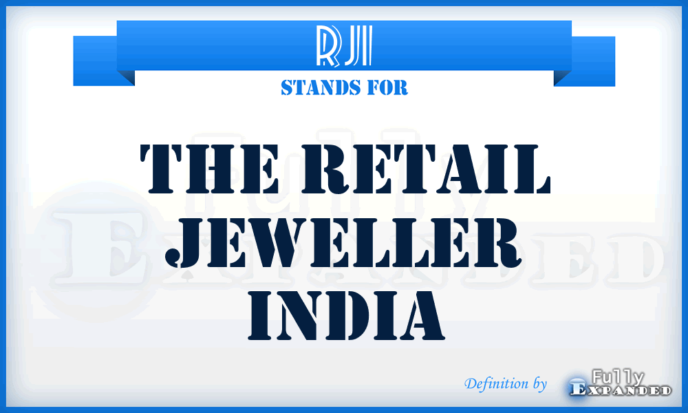 RJI - The Retail Jeweller India