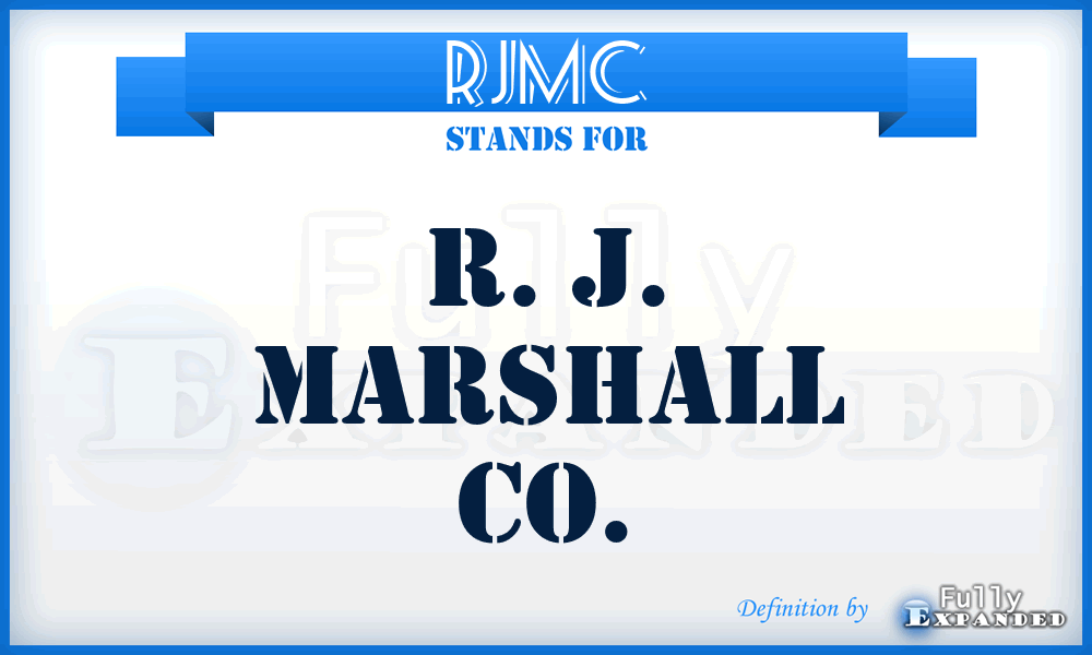 RJMC - R. J. Marshall Co.