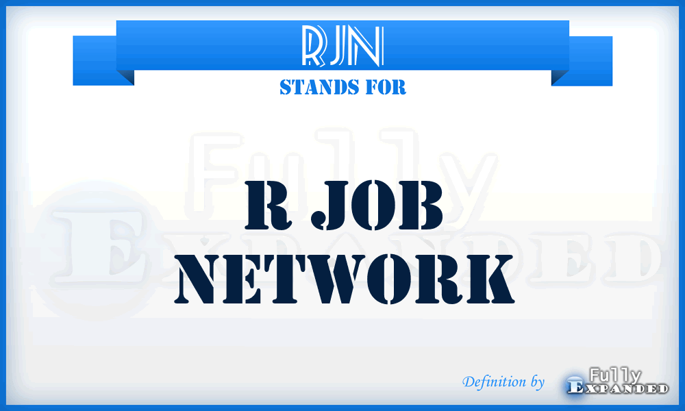 RJN - R Job Network