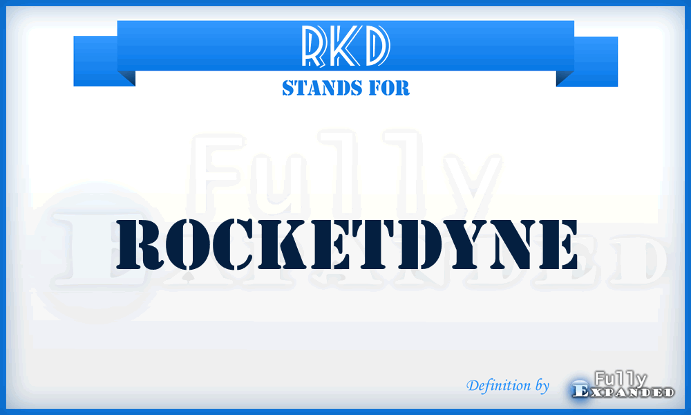 RKD - Rocketdyne