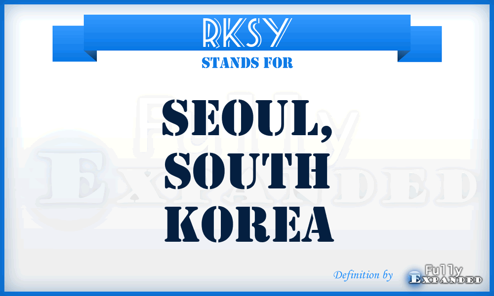 RKSY - Seoul, South Korea