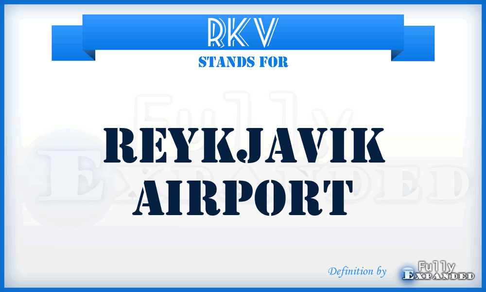 RKV - Reykjavik airport