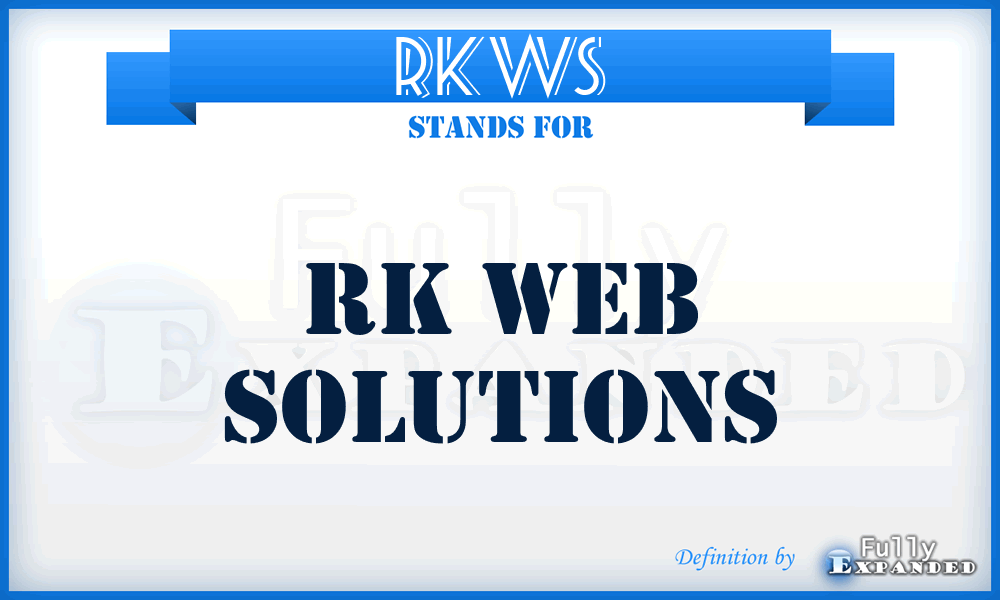 RKWS - RK Web Solutions