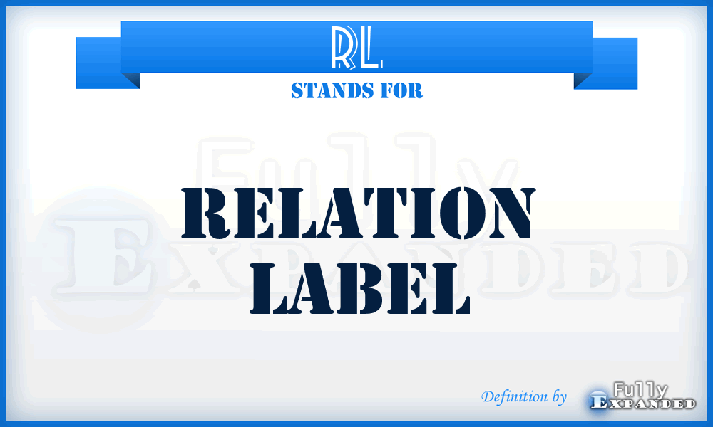 RL - Relation Label