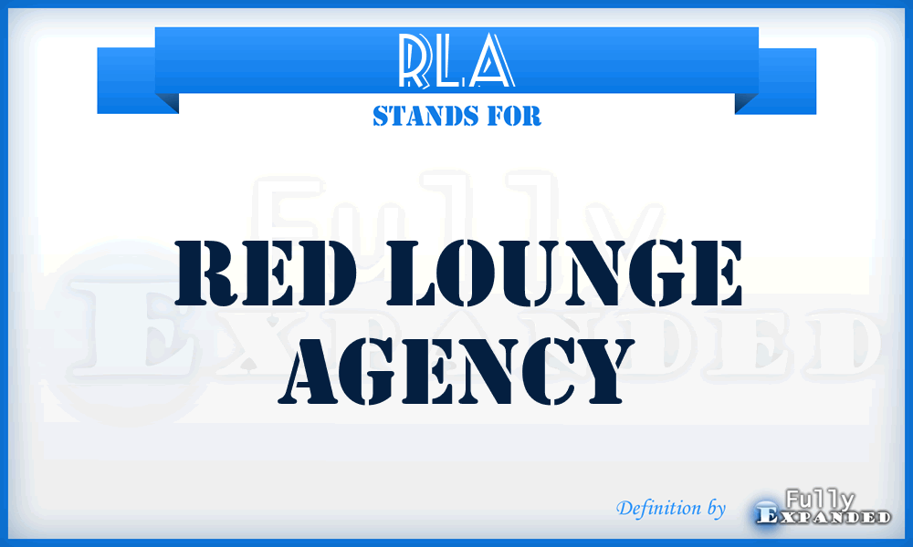 RLA - Red Lounge Agency