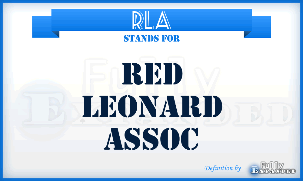 RLA - Red Leonard Assoc