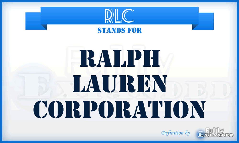 RLC - Ralph Lauren Corporation
