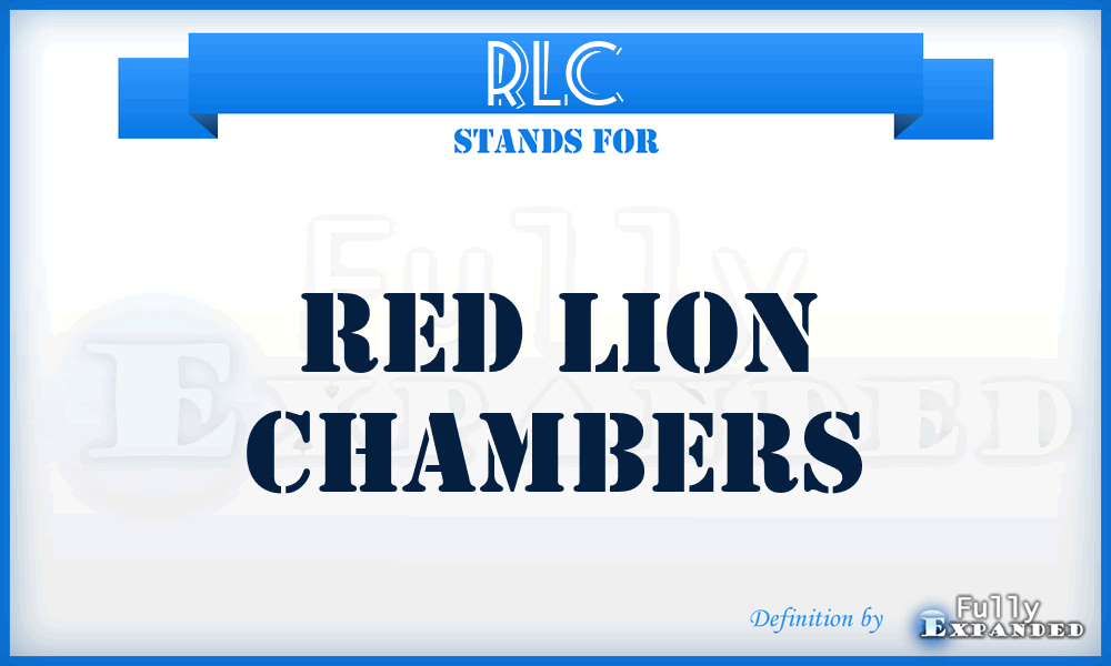 RLC - Red Lion Chambers