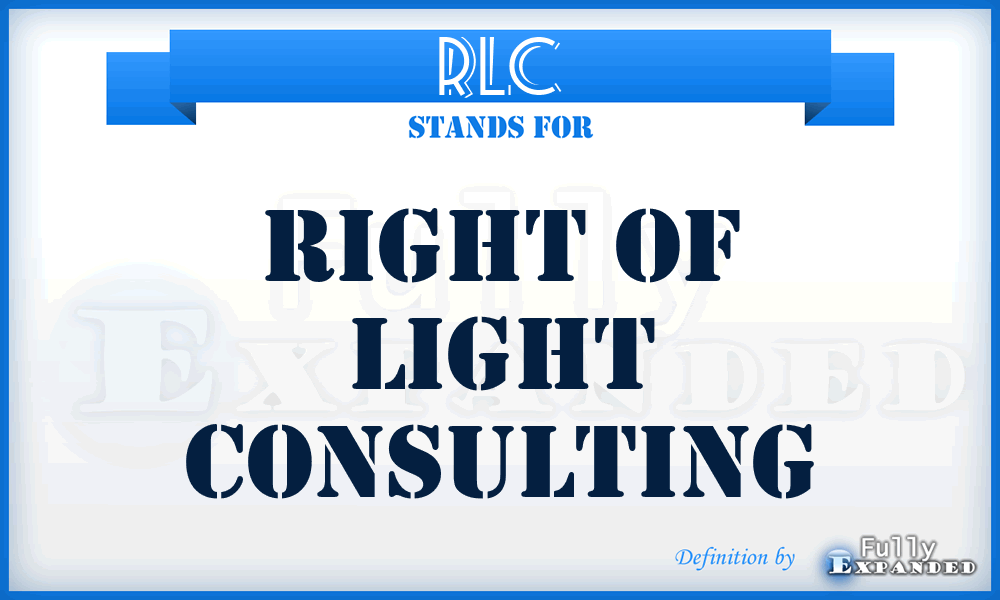 RLC - Right of Light Consulting