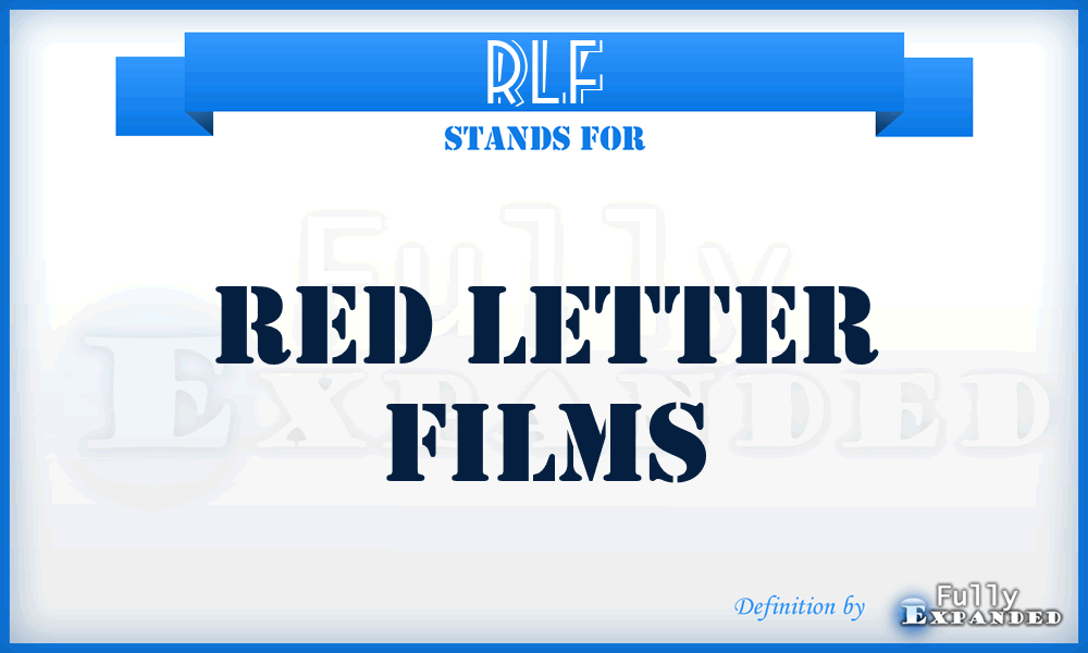 RLF - Red Letter Films