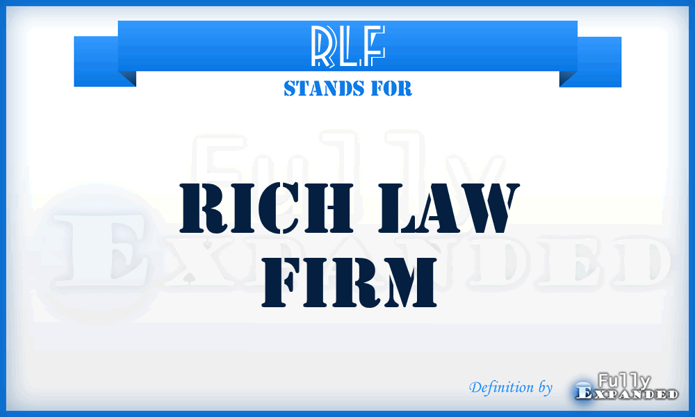 RLF - Rich Law Firm