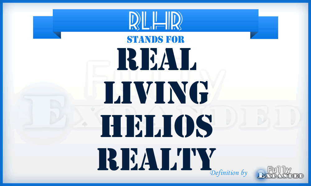 RLHR - Real Living Helios Realty