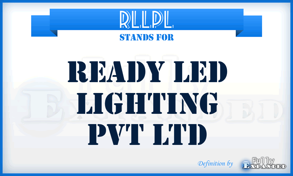 RLLPL - Ready Led Lighting Pvt Ltd