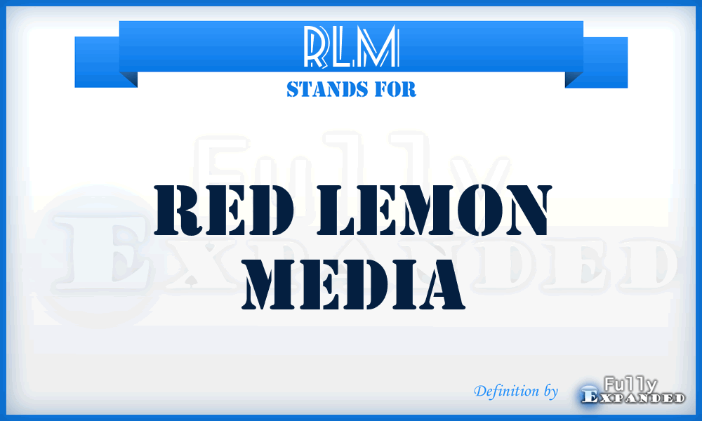 RLM - Red Lemon Media